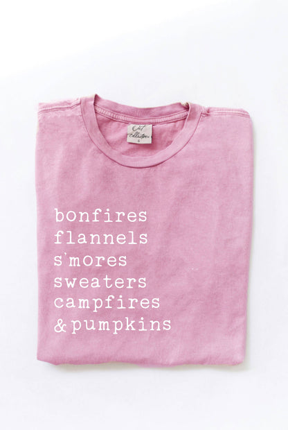 BONFIRES FLANNELS Mineral Graphic Top
