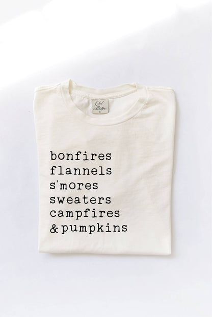 BONFIRES FLANNELS Mineral Graphic Top