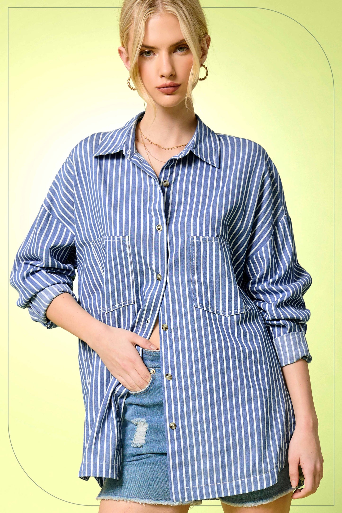 Collared Button Down Shirt