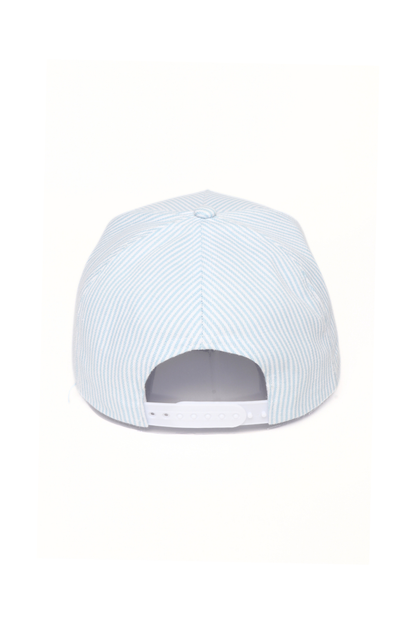 CRAB Coastal Embroidered Stripe Print Cap