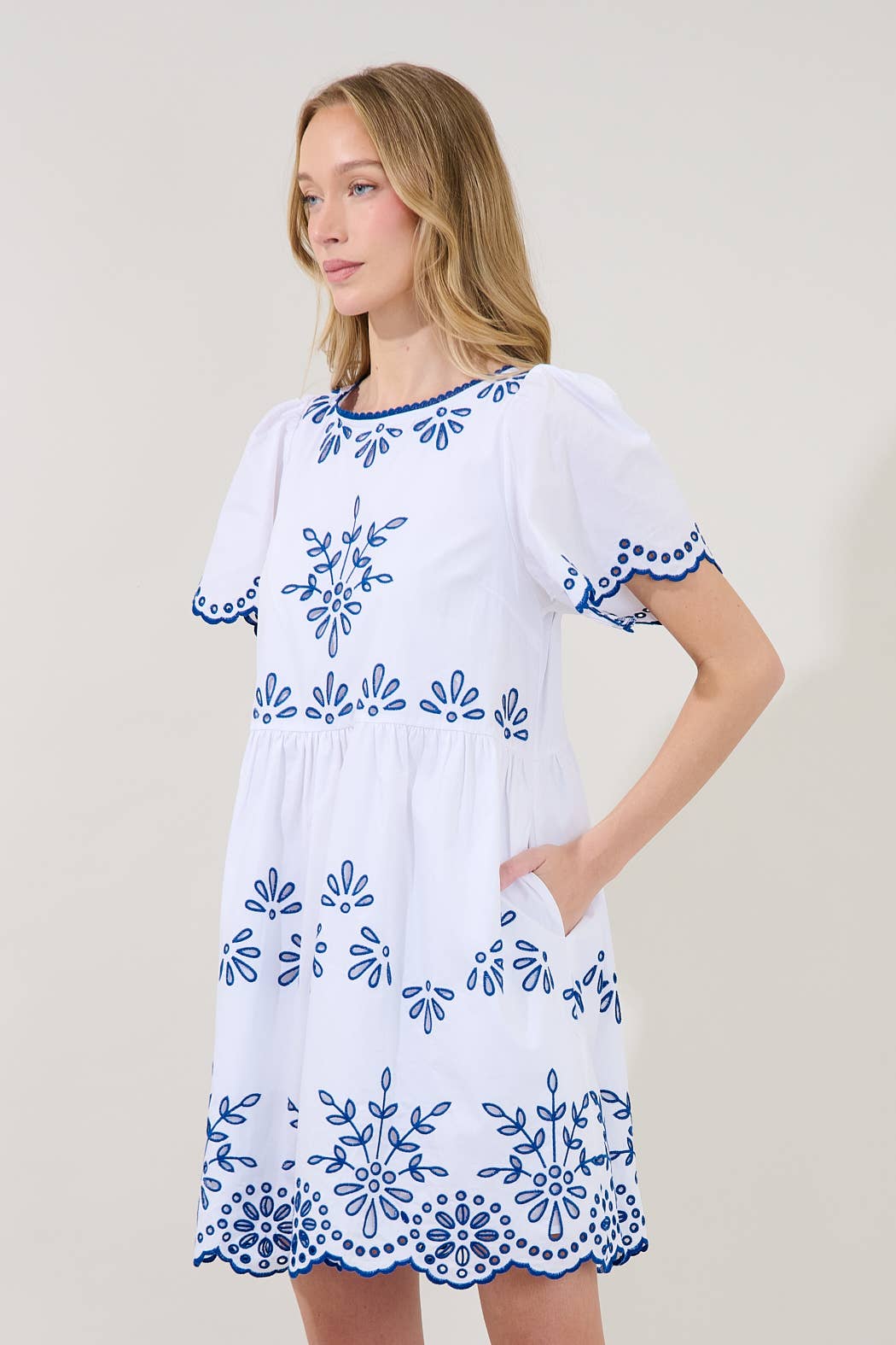 Lurina Babydoll Mini Dress