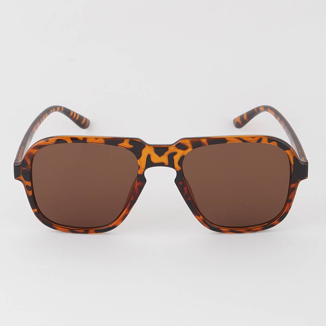 Minimal Tinted Square Sunglasses