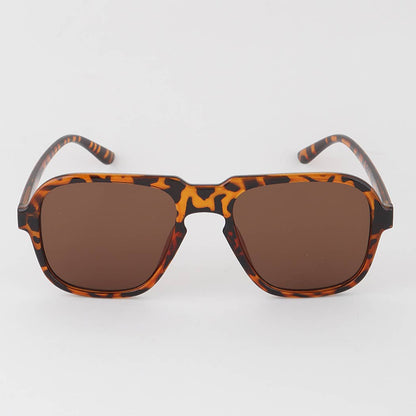 Minimal Tinted Square Sunglasses