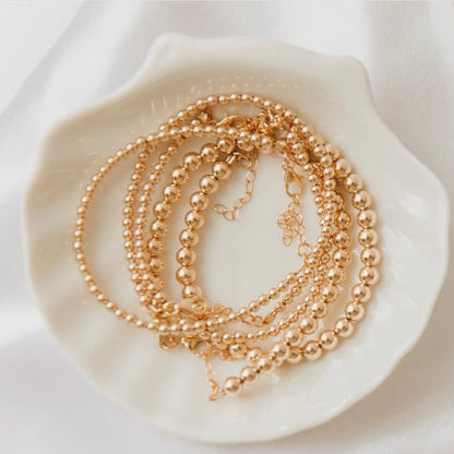 Gold Filled Luxe Beaded Bracelet