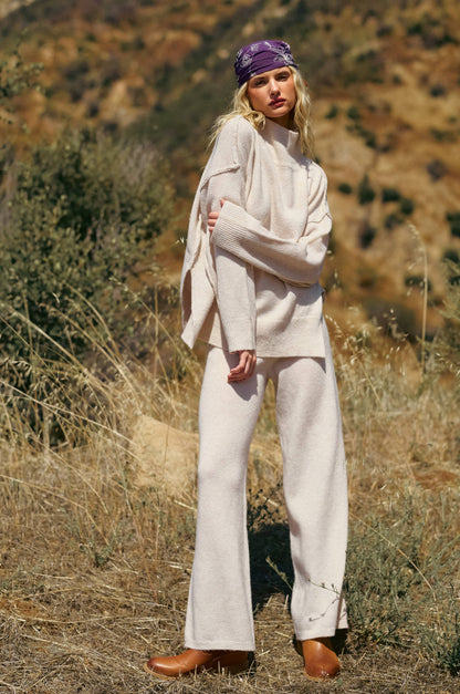 Mock Neck Knit Sweater & Pants