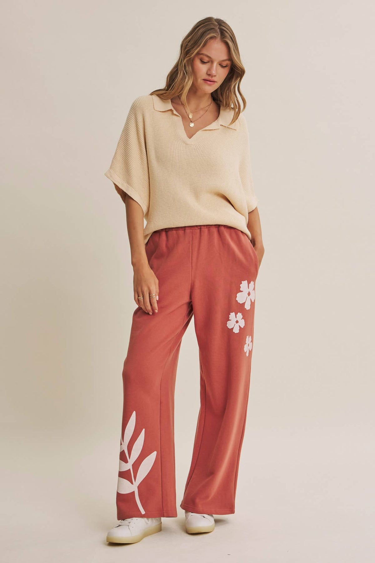 Relaxed Slub Rib Dolman Sweater