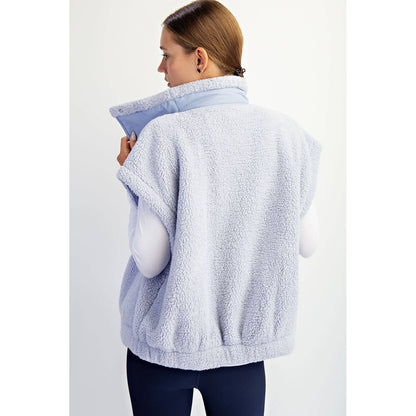 OVERSIZED MICRO SHERPA VEST