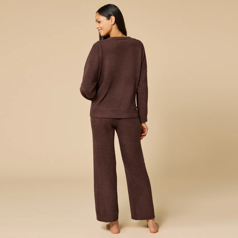 Plush Reverse Seam Lounge Set