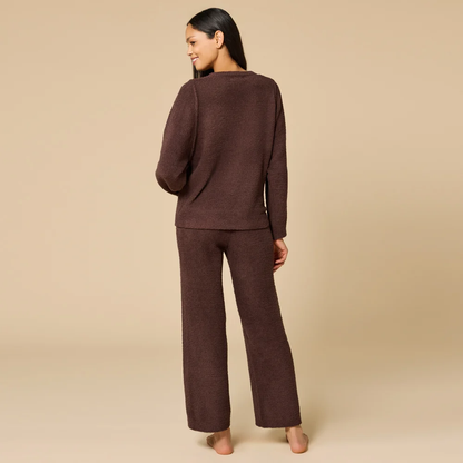 Plush Reverse Seam Lounge Set