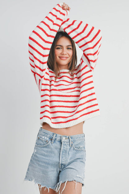 Striped Knit Sweater