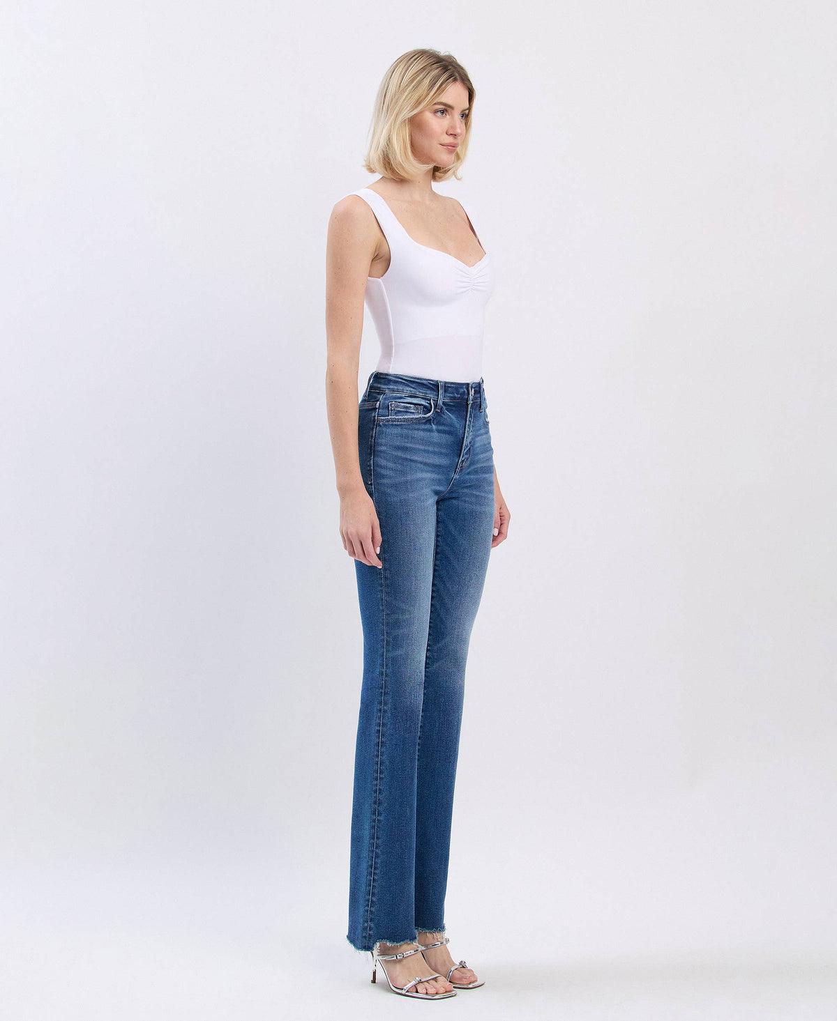 High Rise Boot Cut Jeans