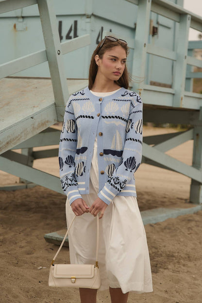 Sail Away Button Down Cardigan