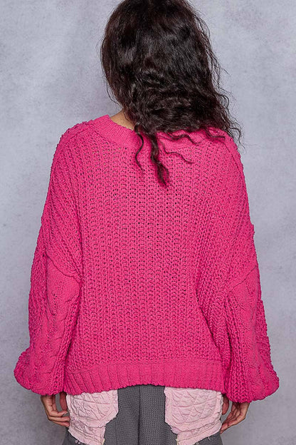 V-neck semi crop top