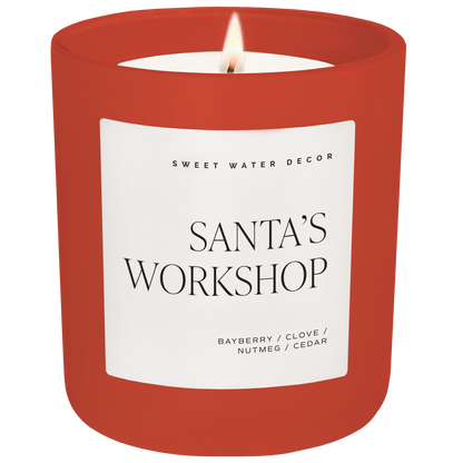 Santa's Workshop Candle