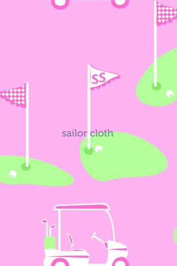 Blair Full Sleeve Top Golf Life Pink/Green