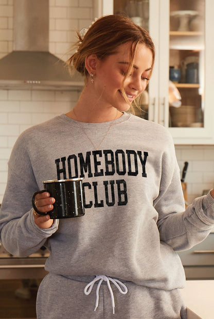 Homebody Club Graphic Sweatshirt