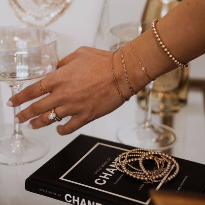 Gold Filled Luxe Beaded Bracelet