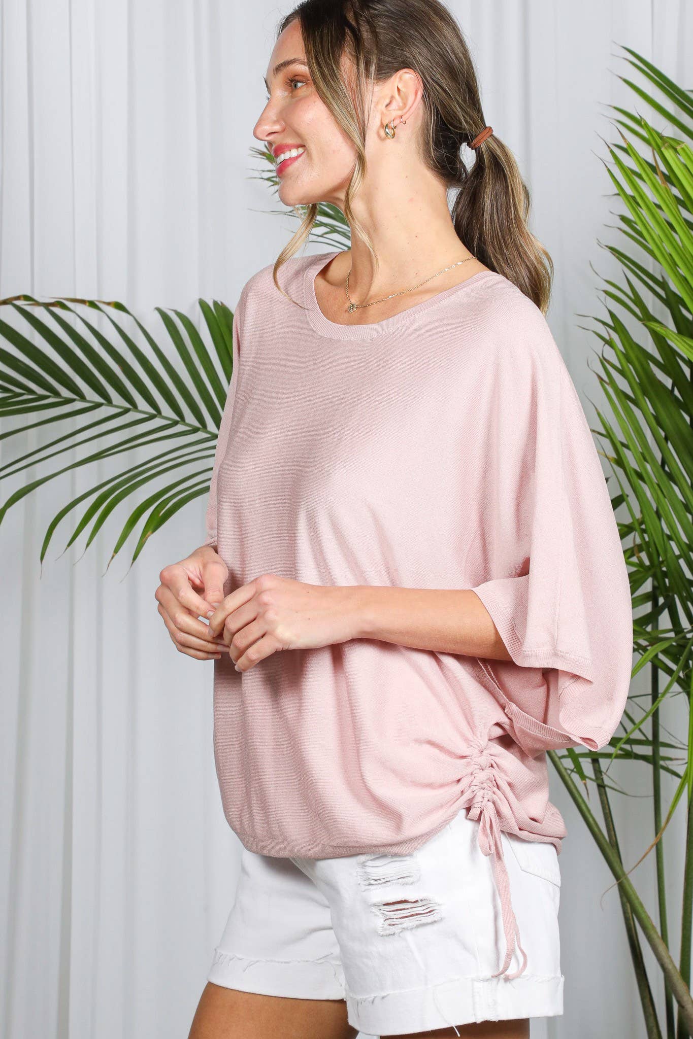 Pull Tie Dolman Sweater