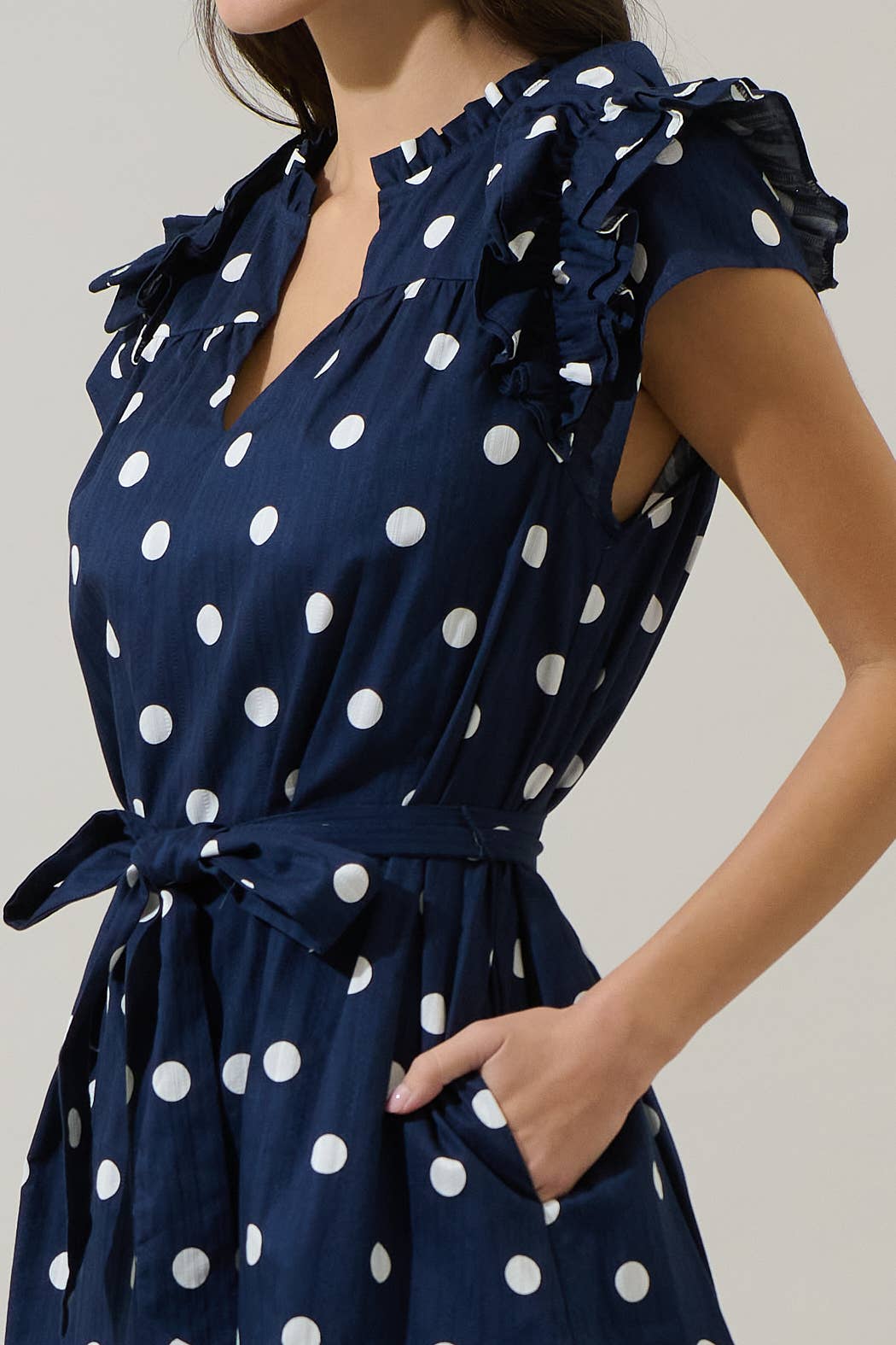 Caryn Polka Dot Ivona Mini Dress