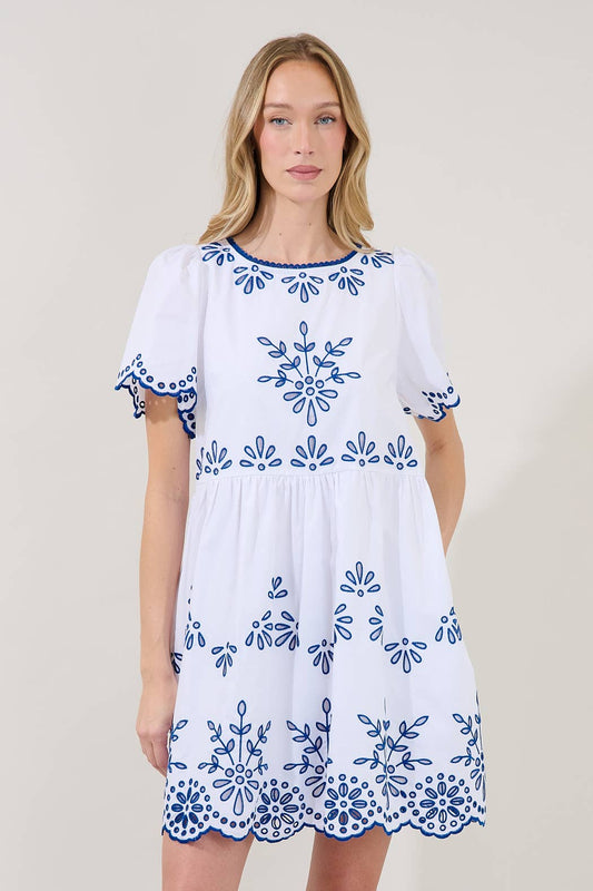 Lurina Babydoll Mini Dress