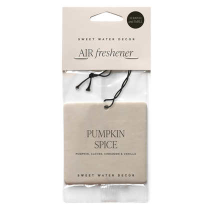 Pumpkin Spice Hanging Air Freshener - Fall Decor