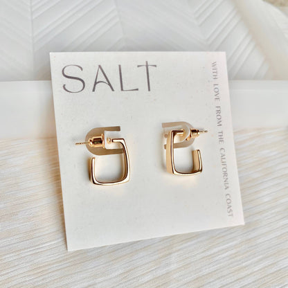 SQUARE HOOP EARRINGS