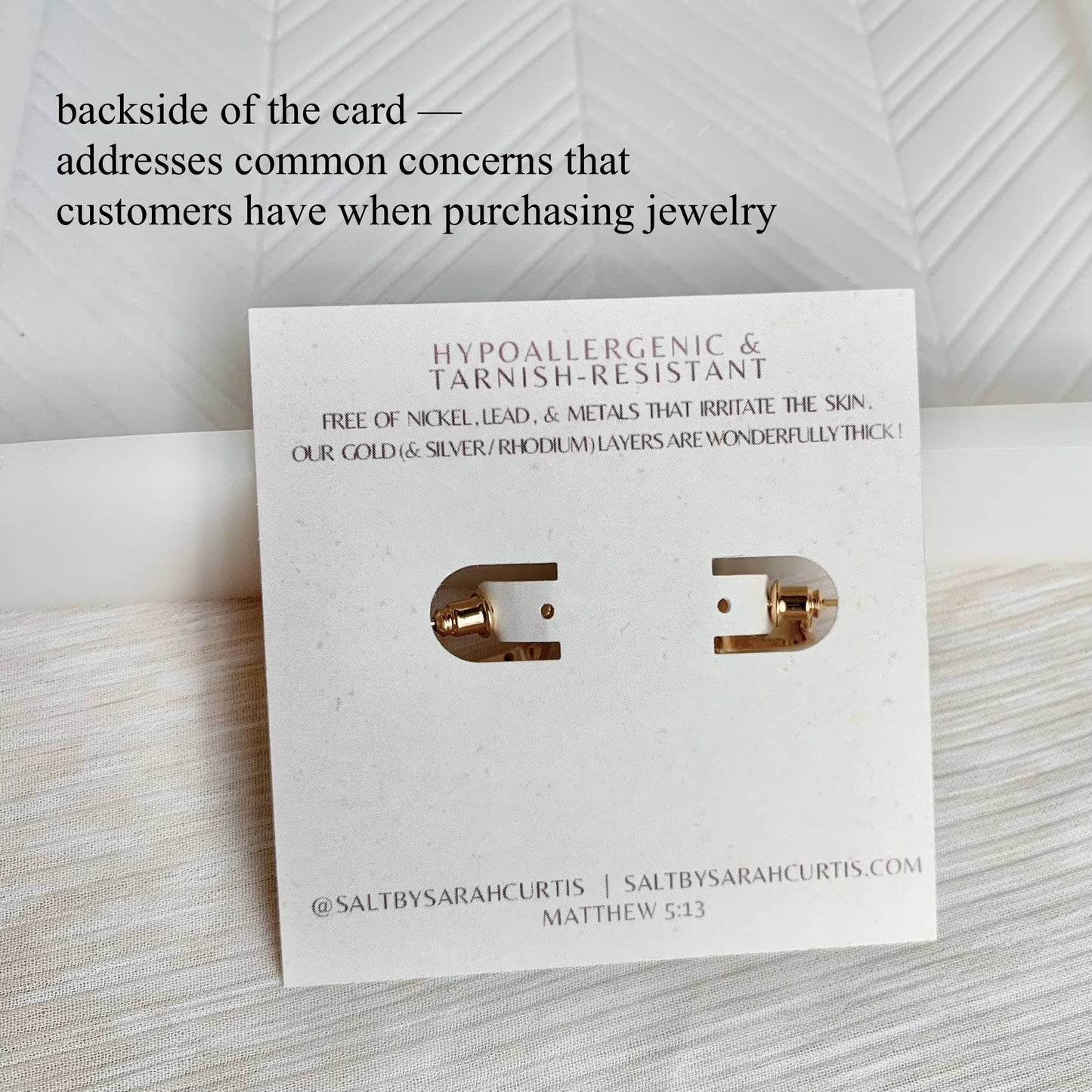 SQUARE HOOP EARRINGS