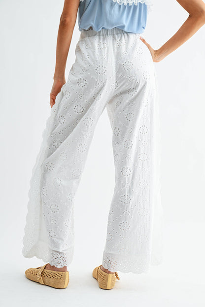 Broderie Anglaise pant