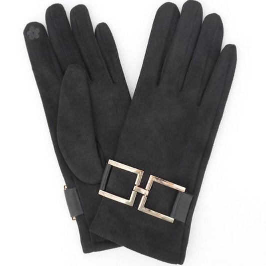 Faux Suede Touchscreen Glove