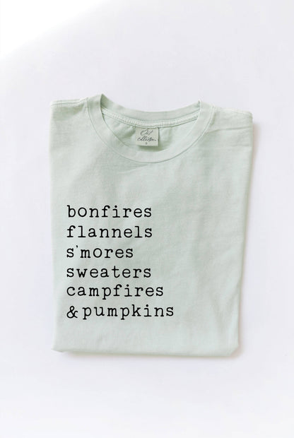 BONFIRES FLANNELS Mineral Graphic Top