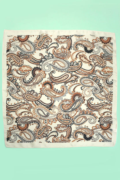 Paisley Pink Bandana Scarf
