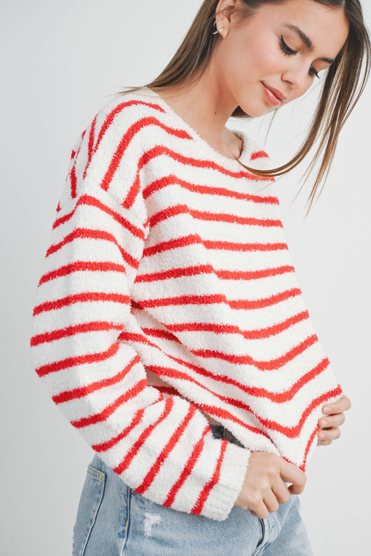 Striped Knit Sweater