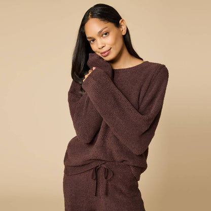 Plush Reverse Seam Lounge Set