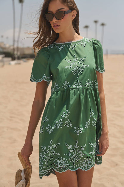 Lurina Babydoll Mini Dress