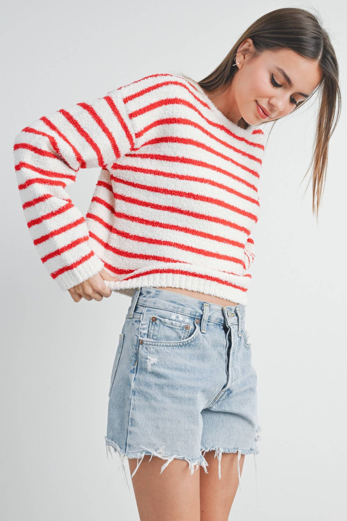 Striped Knit Sweater