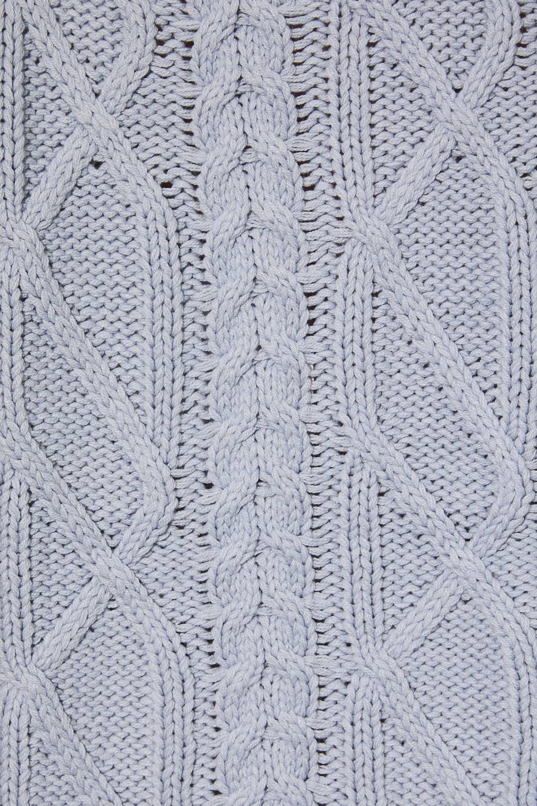 Oversized Crop Cable Knit Sweater