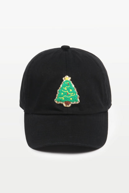 Christmas Tree Patch Baseball Caps