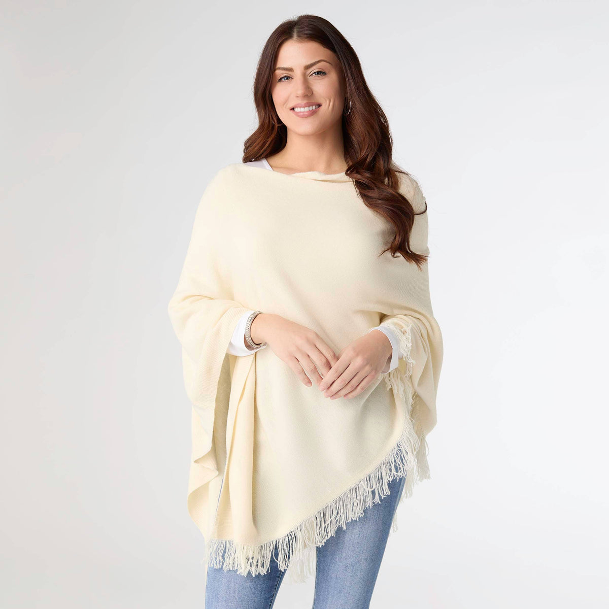 Poncho with Fringe