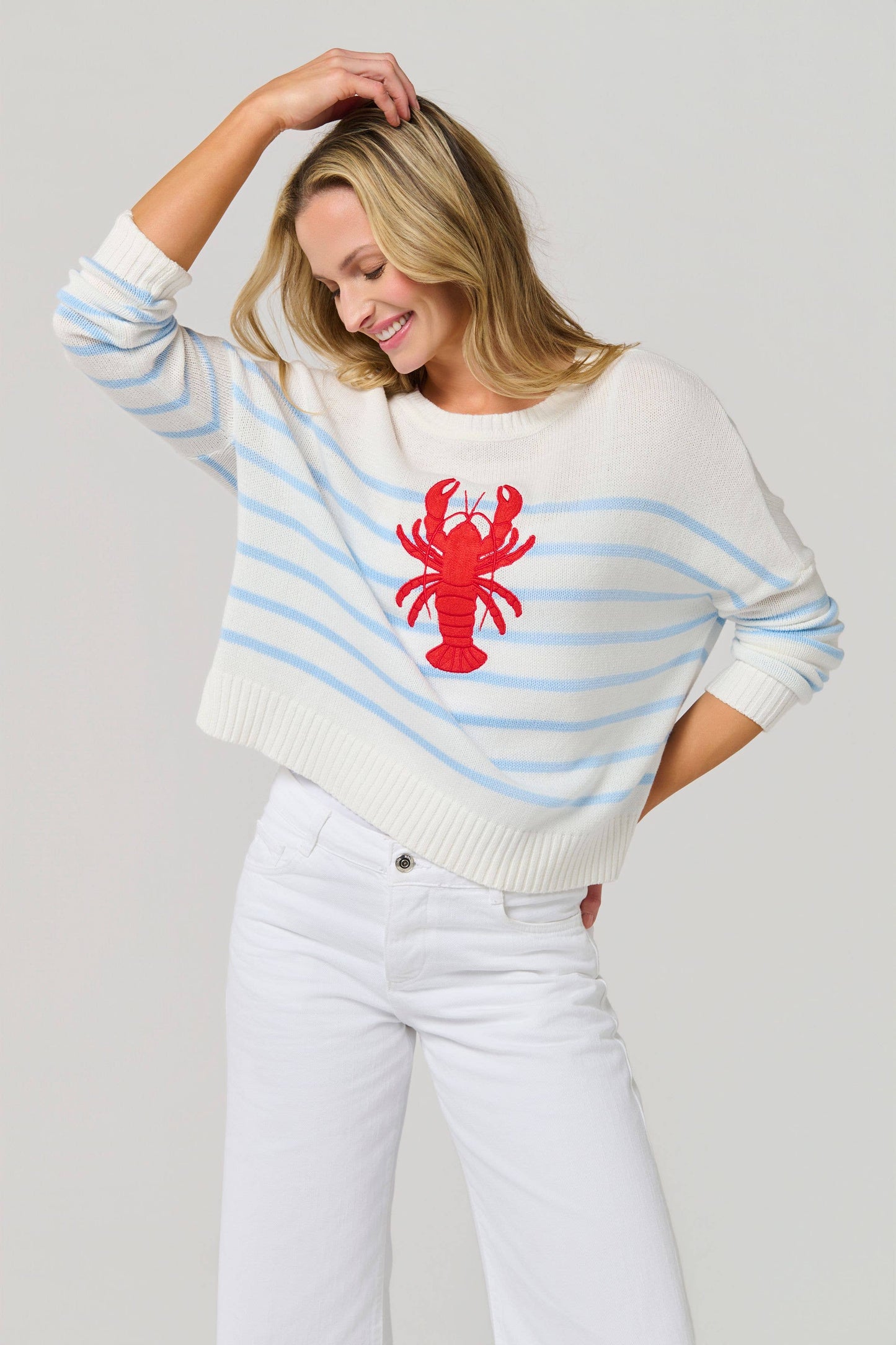 LOBSTER RELAXED FIT SWEATER