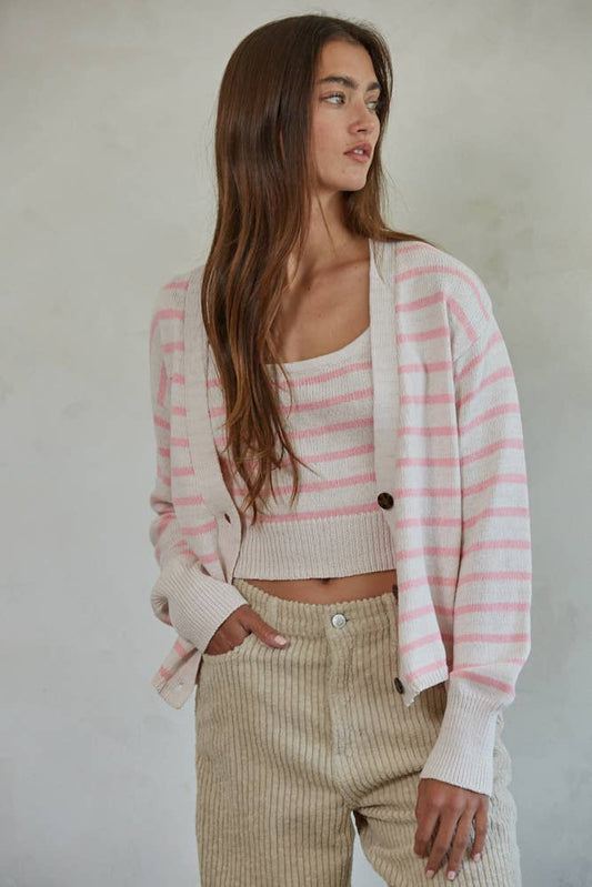 W1160 | STELLA STRIPE CARDIGAN