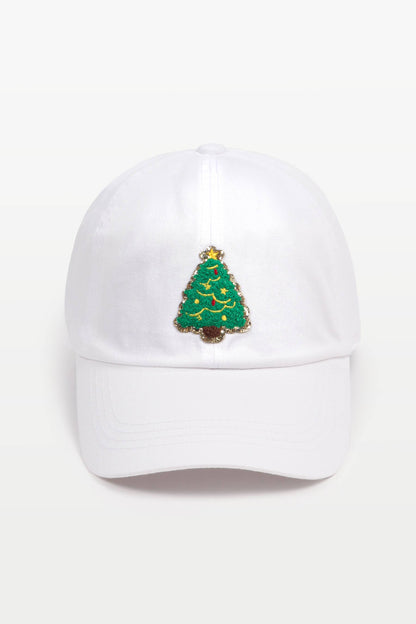 Christmas Tree Patch Baseball Caps