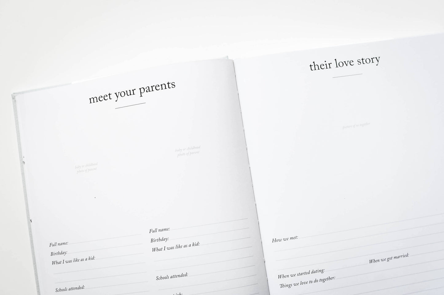 Baby's First Year Memory Book & Photo Album | Mother's Day