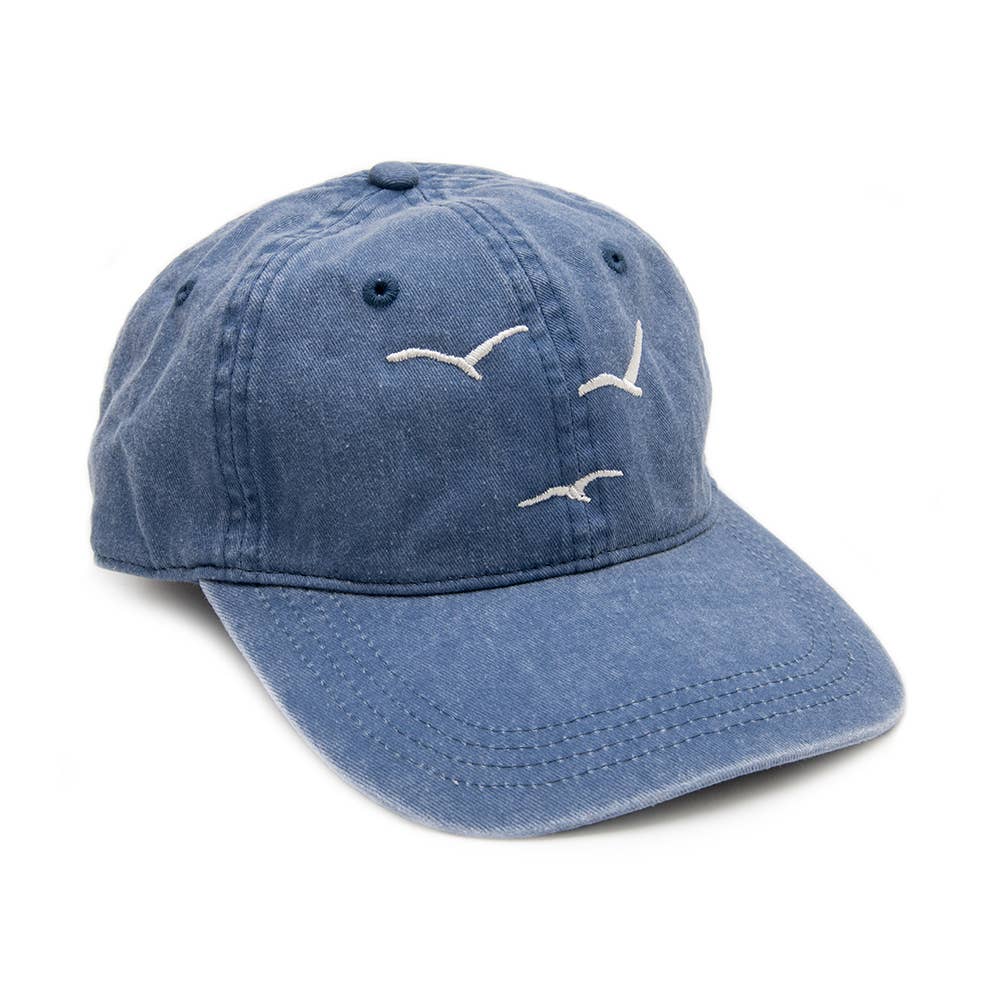 Seagulls Pigment Dyed Cotton Cap