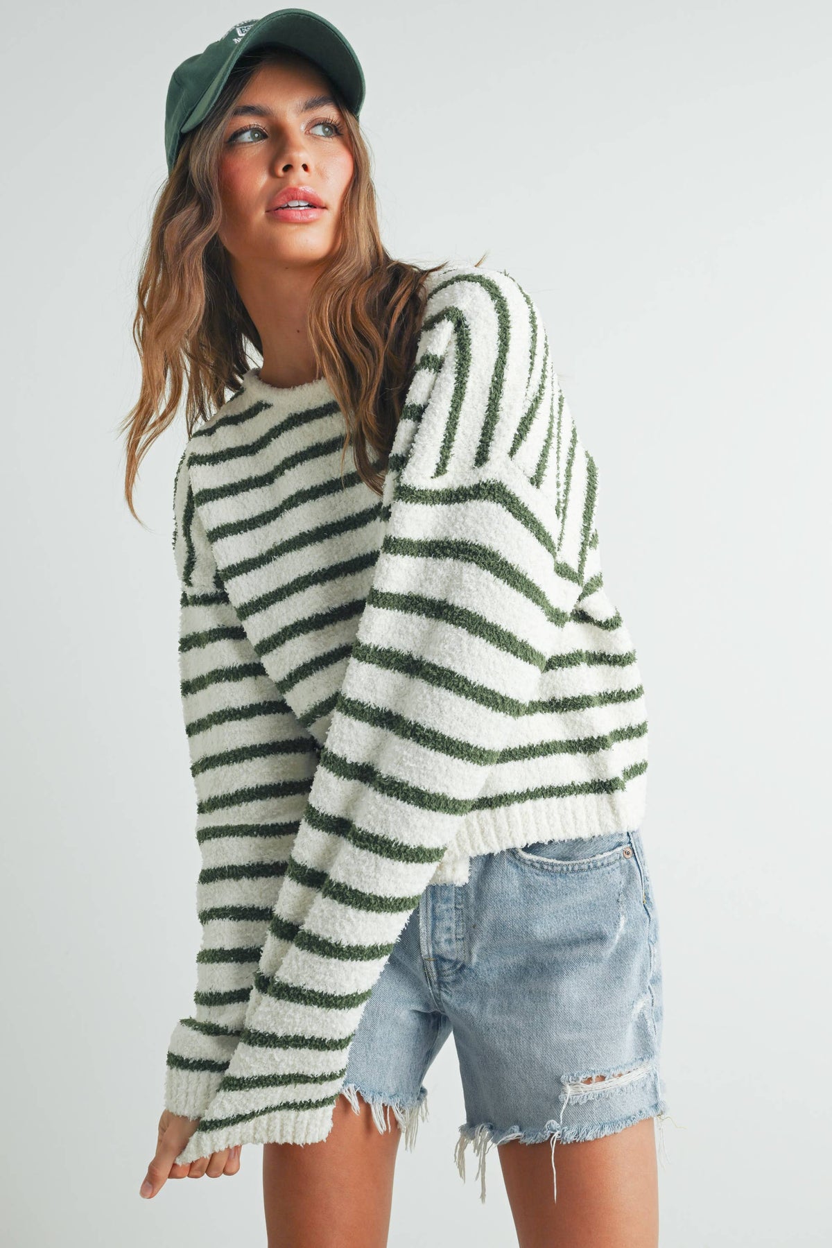 Striped Knit Sweater