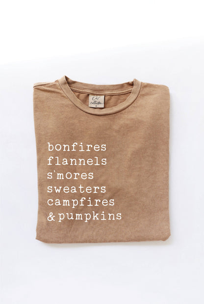 BONFIRES FLANNELS Mineral Graphic Top