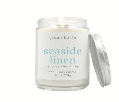 Seaside Linen 8oz Eco-Luxury Candle