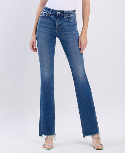 High Rise Boot Cut Jeans
