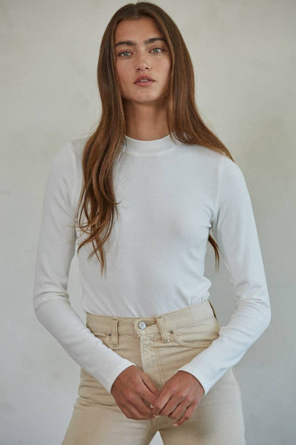 Knit Mock Neck