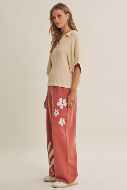 Relaxed Slub Rib Dolman Sweater
