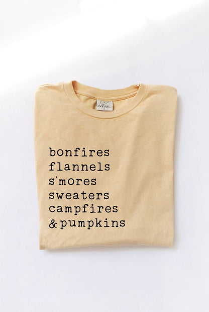 BONFIRES FLANNELS Mineral Graphic Top